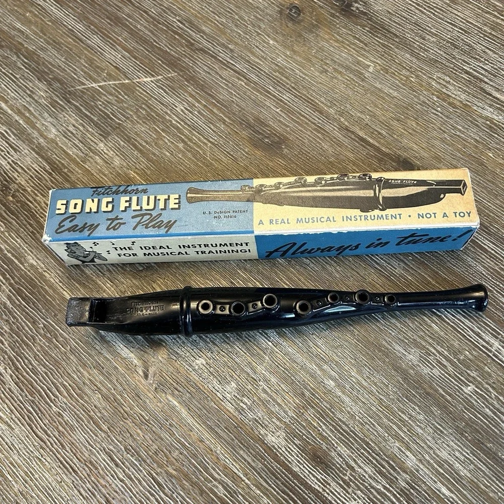 Fitchhorn Song Flute With Original Box Musical Instrument 1944 Fitch